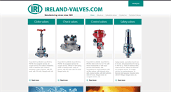 Desktop Screenshot of ireland-valves.com
