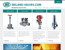 Tablet Screenshot of ireland-valves.com